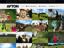 Tablet Screenshot of aftontrailrun.com